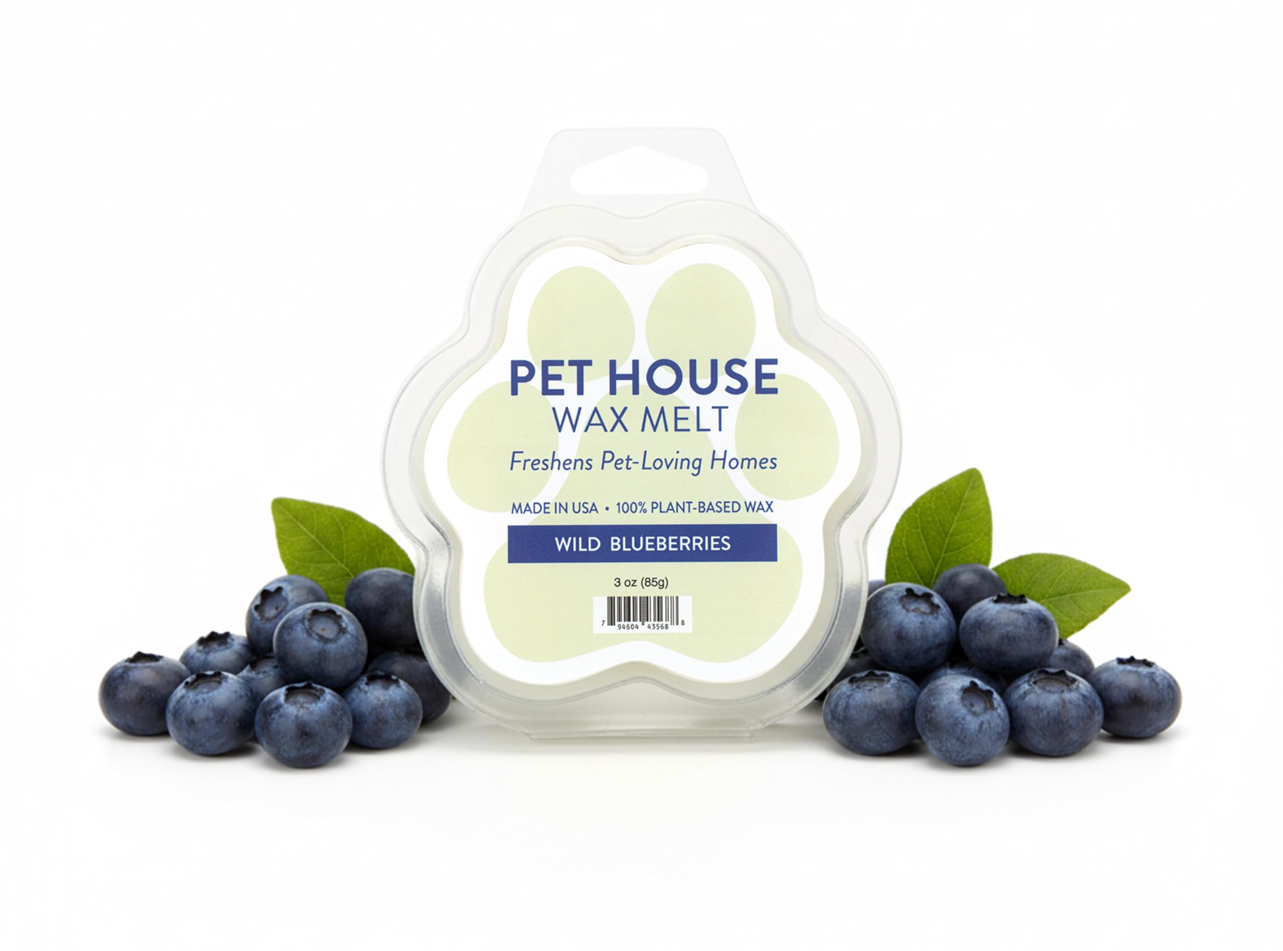 Wild Blueberries Summer Wax Melts Plant-Based Wax, 2 Pack Pet House