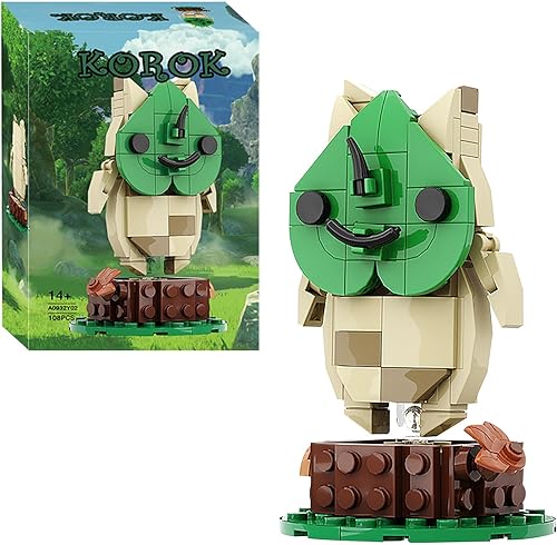 Korok - Juego de construcción para adultos y niños, colección de jugadores de Yahaha, bloques de construcción creativos, juguete único, BOTW Hestu,