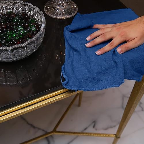 Miniatura 6 de Avalon Towels Cotton Shop Trapos Paquete de 150 trapos de limpieza de 12 x 14 pulgadas Toallas absorbentes y toallas de limpieza multiusos para