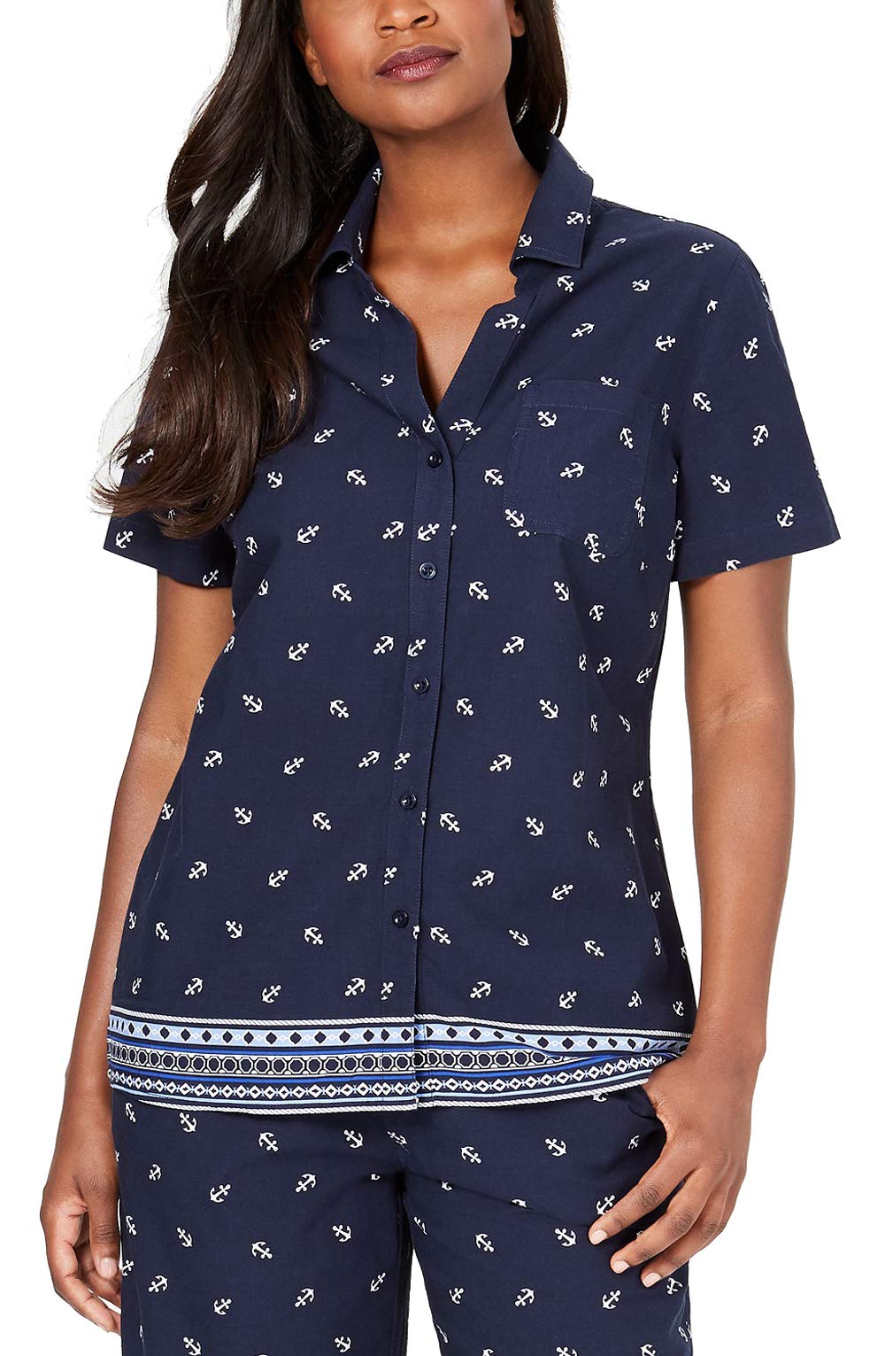 Karen ScottAnchor Days Border-Print Shirt