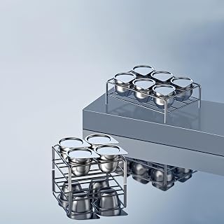 Premium Nickel and Iron Crucible Set for Laboratory Melting - 30ml/50ml with Lid - High-Temperature Resistant(30ML(6 Holes))