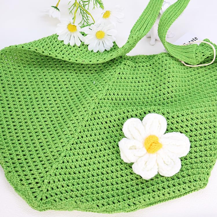 Bolso de Crochet para Mujer, Tote de Playa de Verano miniatura 5