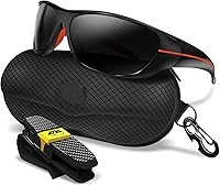 Vista 10 de BLUPOND Gafas de Conducción Día/Noche - Chopper - Visión Más Clara para Conducir Nocturna en Motocicleta, Correr, Ciclismo - TAC Antirreflejos