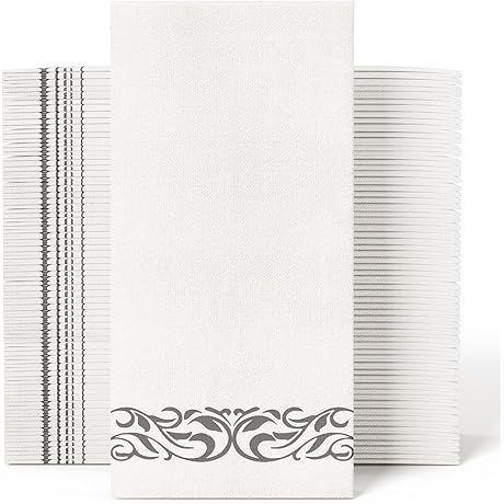 JOLLY CHEF 100 Pack Fancy Disposable Napkins