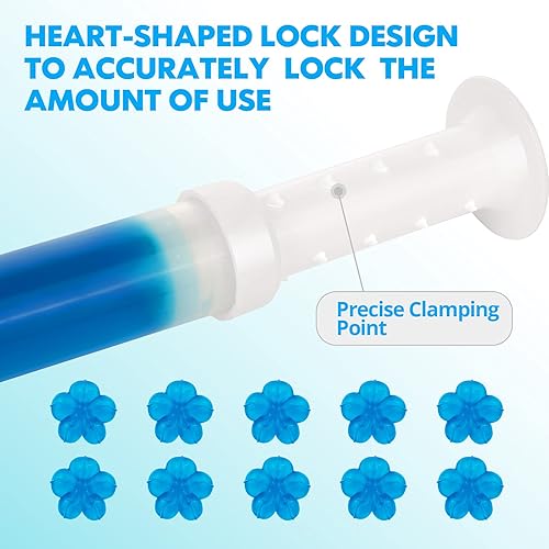 Miniatura 5 de Sello de gel de inodoro, 4 unidades36 unidades de fragancia de flores, desodorizante, tazón limpiador de inodoro, Jerry