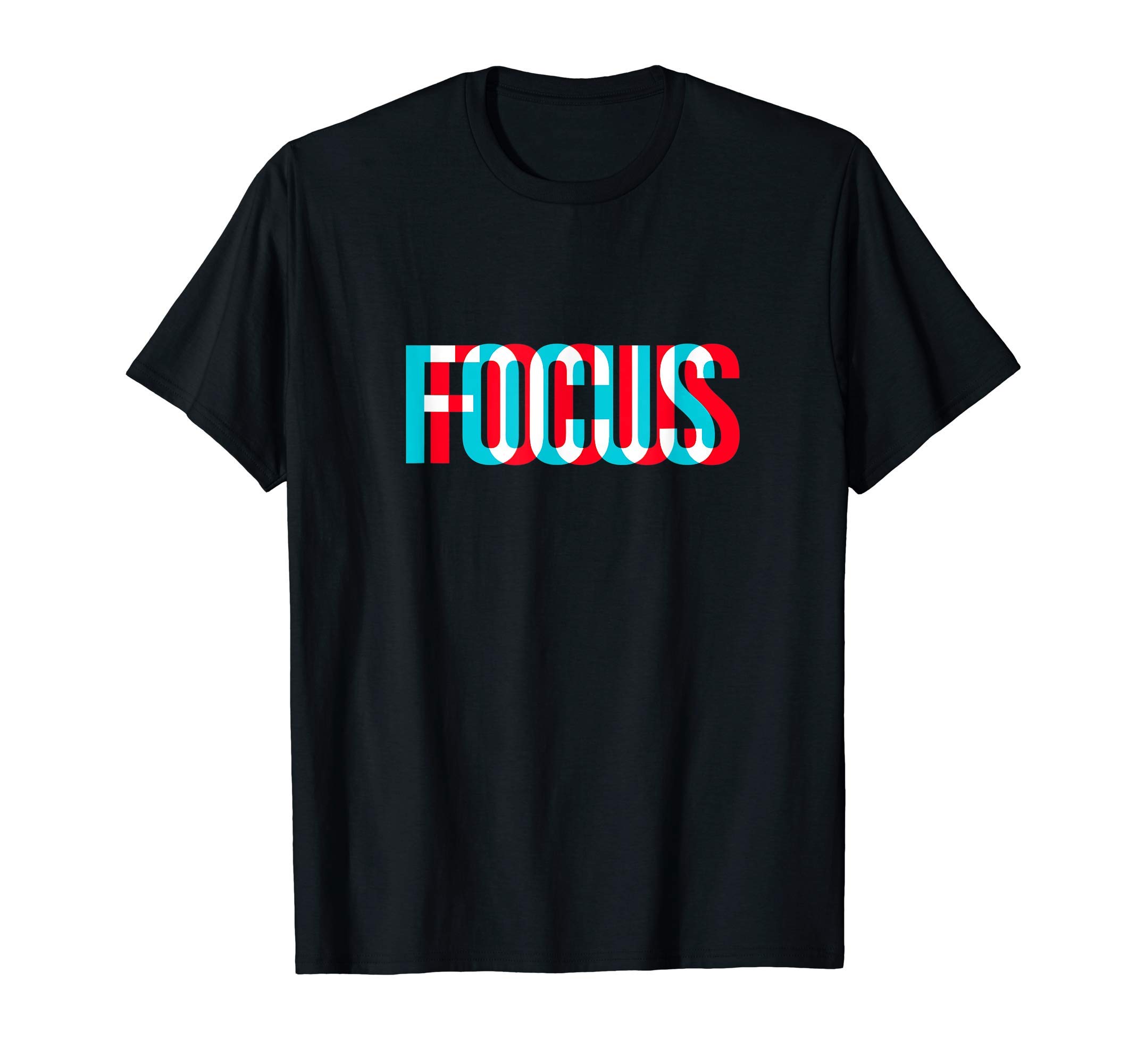 Focus Motivational Optical IllusionT-ShirtOEKO-TEX STANDARD 100