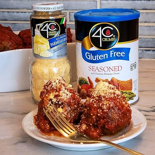 Miniatura 4 de 4C Migas de pan prémium sin gluten sazonadas sin gluten crujientes y sabrosas paquete económico sin gluten sazonadas 12 onzas paquete de 1