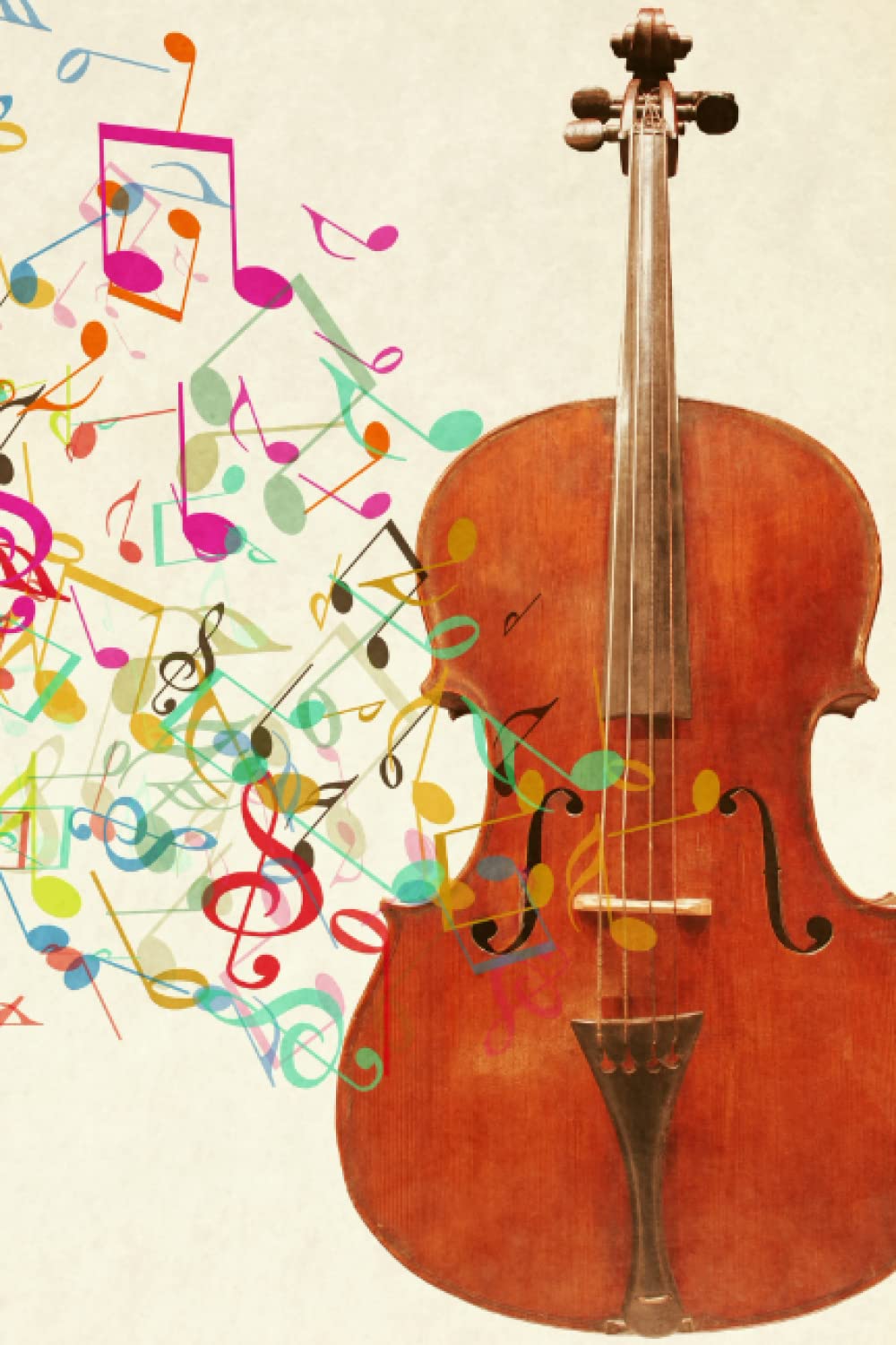 Cello Themed Notebook: A great gift for cello players and music lovers or musicians of any genre of music