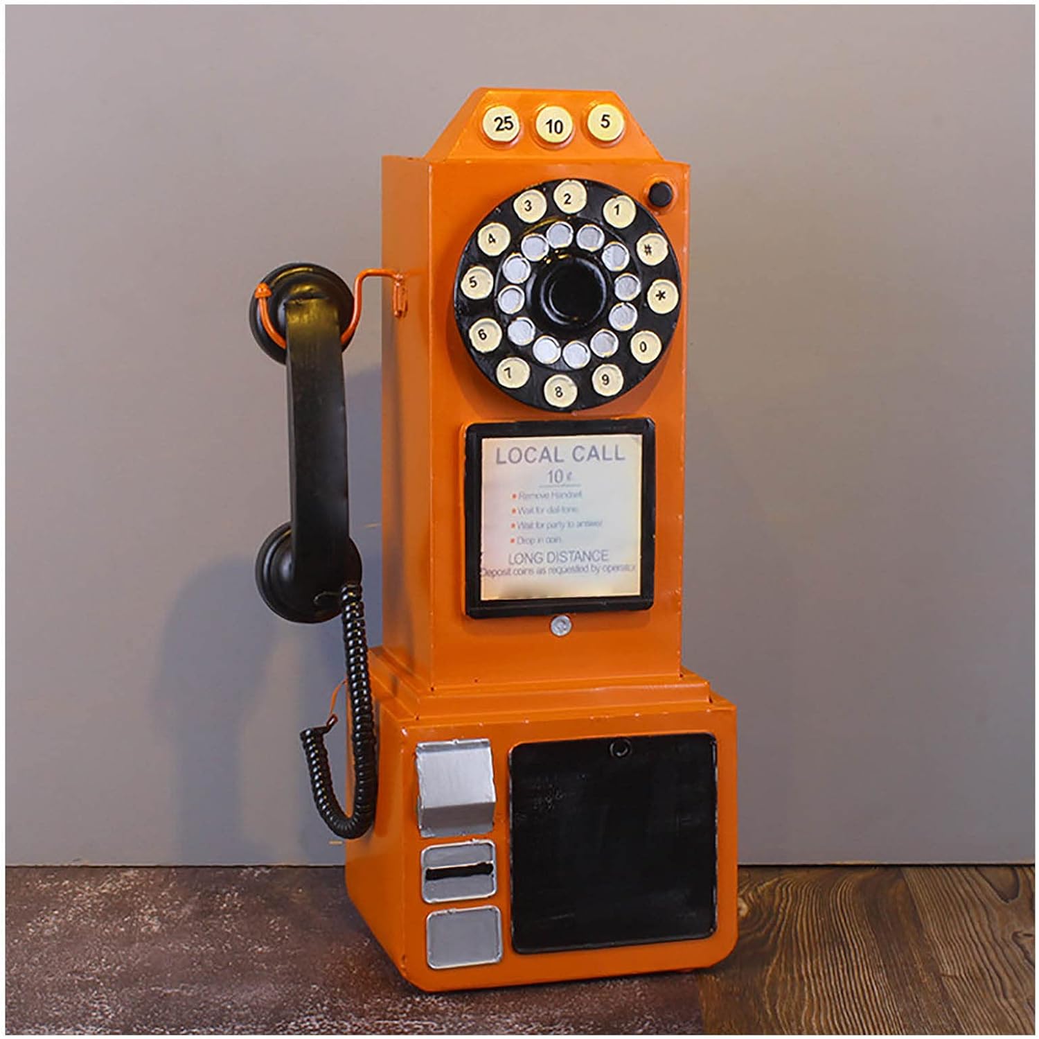 Retro Design Desk Phone Vintage Decorative Telephone Vintage Antique Corded Landline Phone Home Office Telephone