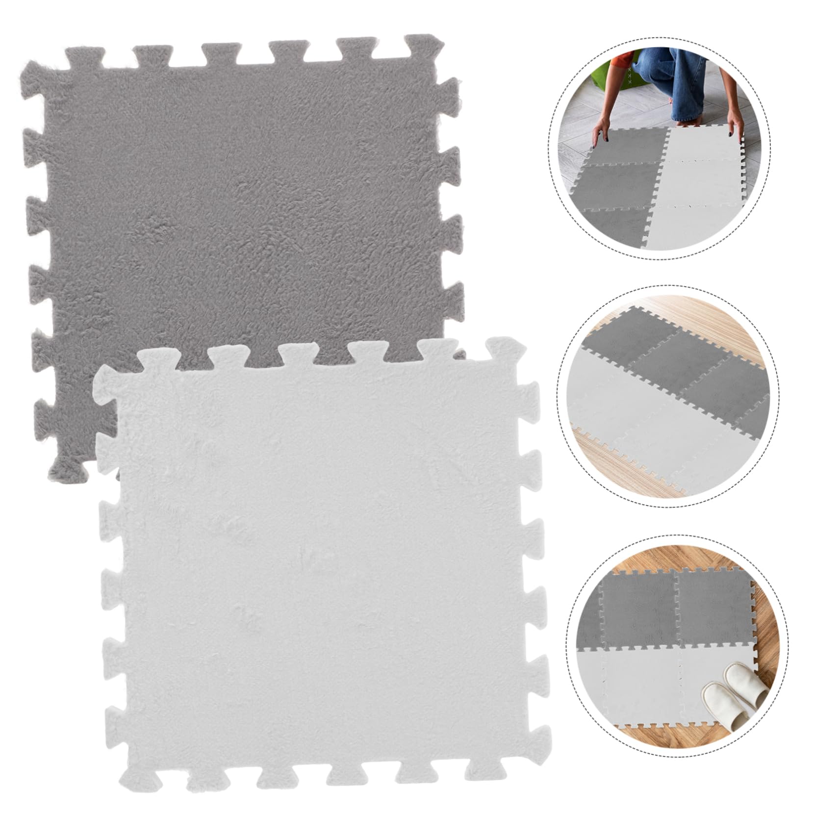 MAGICLULU 10pcs Puzzle Mat Rug Co Carpet/Floor Mat Succulent Tanks Buzz Inflatable Carpet/Floor Pad Prank Items Tanks Jumbo Puzzle Mat Play Mat for Foam