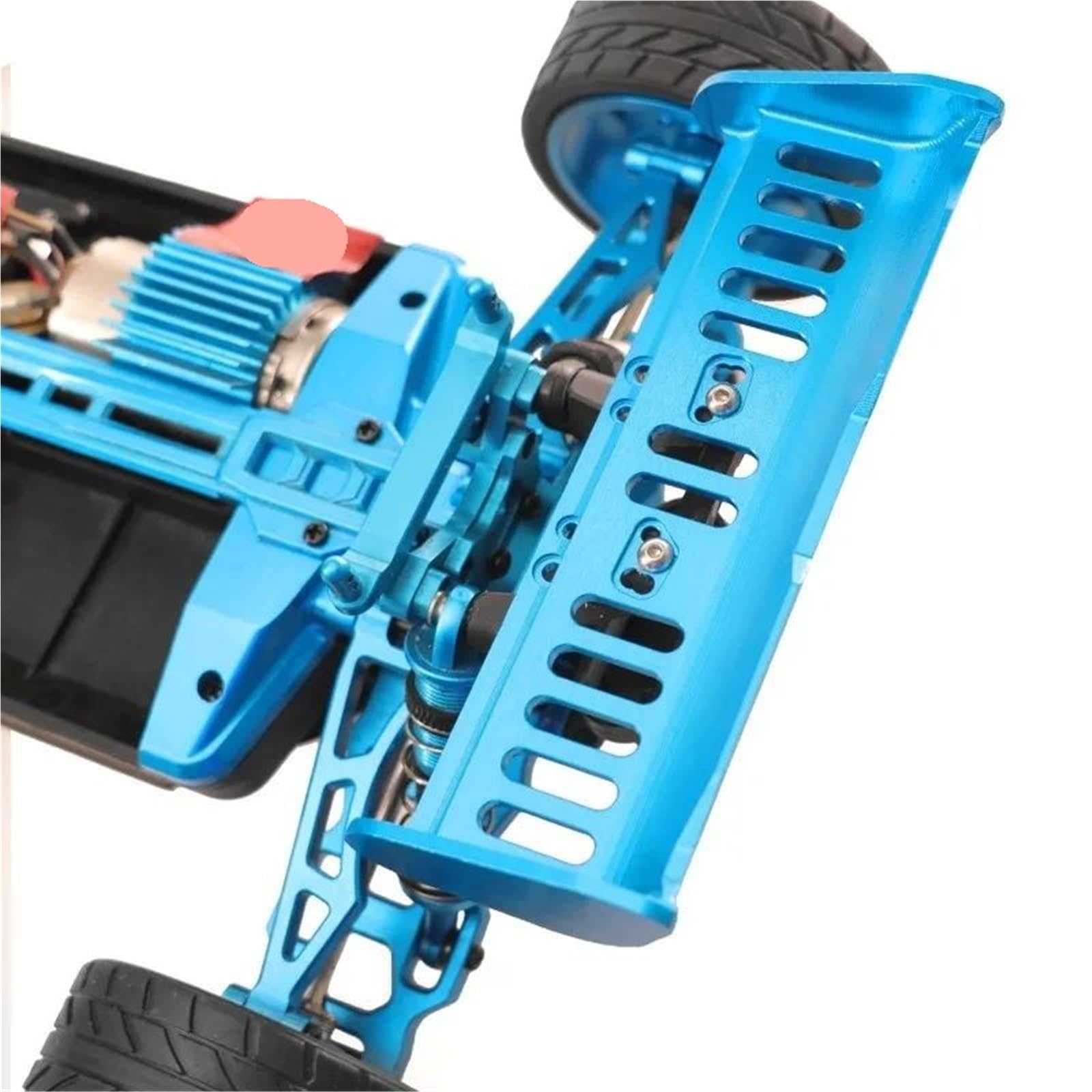 Alerón Trasero Aleación Aluminio para SCY 16101 16102 16201 1/16 RC Coche