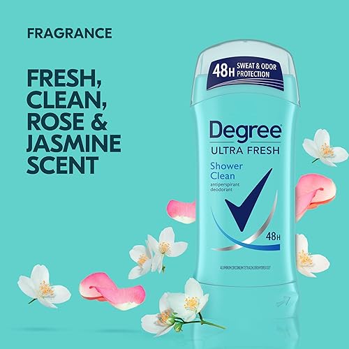 Miniatura 4 de Degree Ultra Fresh - Desodorante antitranspirante en barra para ducha, paquete de 4 para protección contra el sudor y el olor 48H para mujeres, 2.6