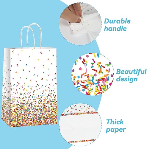 Miniatura 10 de 12 bolsas de regalo de fiesta de preescolar para graduación de preescolar, suministros de fiesta, bolsas de regalo con texto en inglés "You Did It",