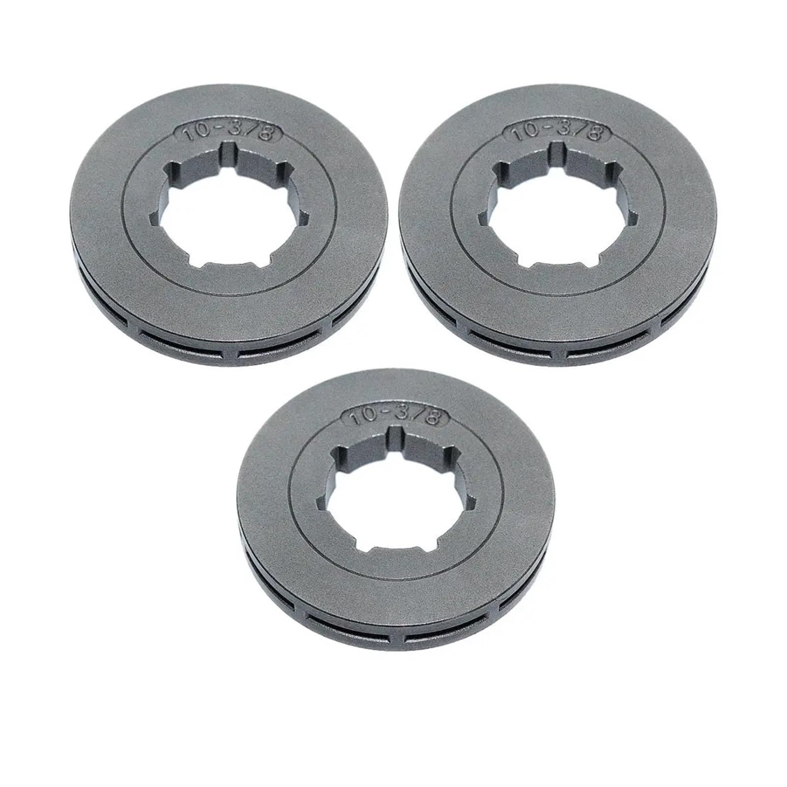 Kit pignon de jante pour tronçonneuse 22mm à 7 cannelures - Lot de 3 pièces