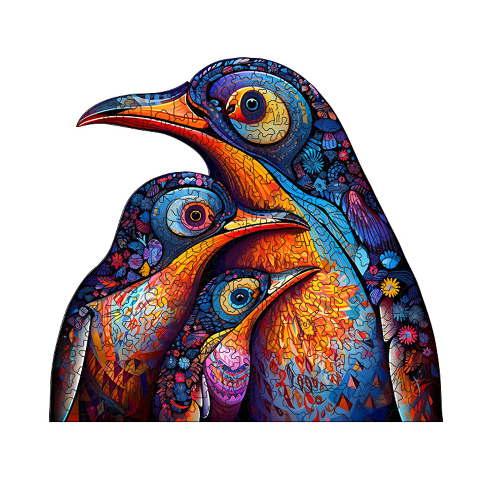 Wooden Puzzles for Adults, 200 Pieces Wooden Jigsaw Puzzles for Adults, Animal Shaped Unique Wooden Jigsaw Puzzles, Wooden Puzzles for Home Decoration