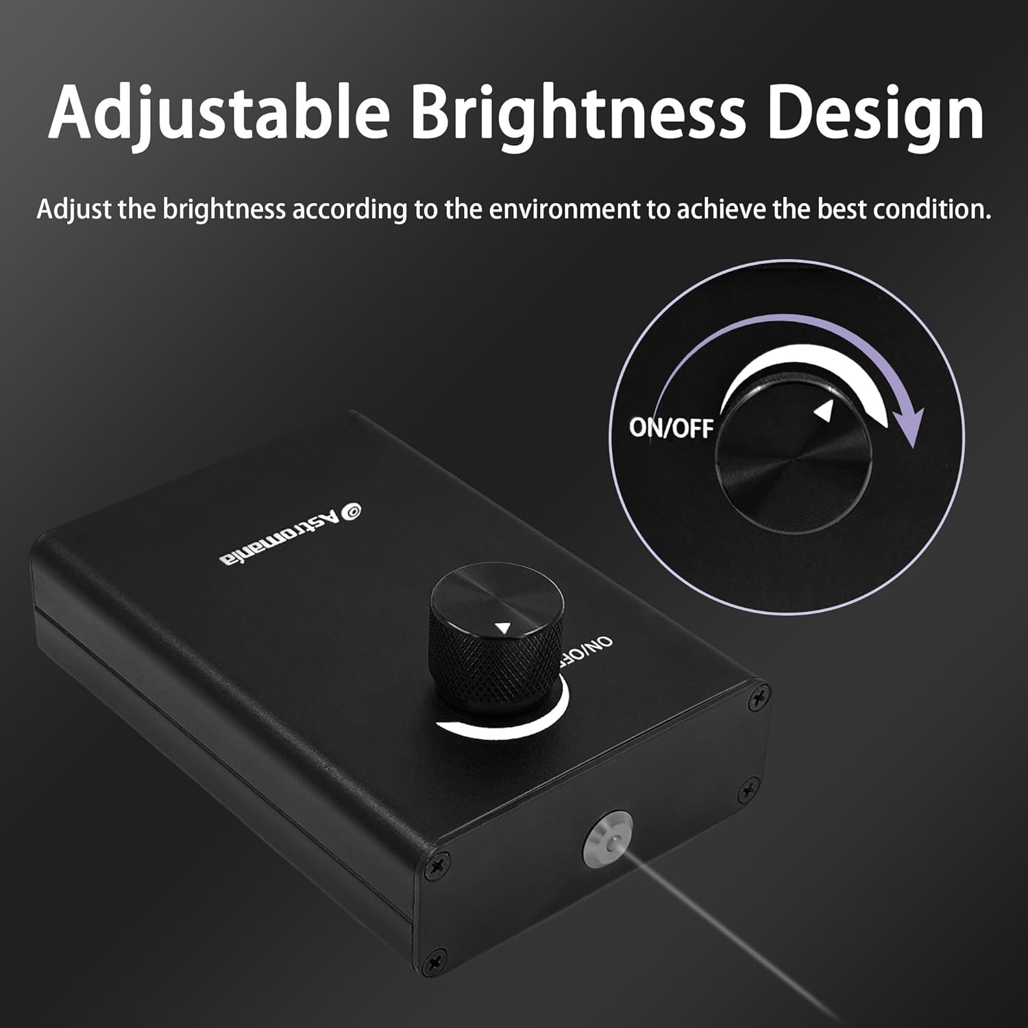 Astromania Artificial Star Dimmable for Telescope Tests and Collimation - Provides Perfect Adjustment of Your Telescope and Offers Also a Quick Testing Possibility