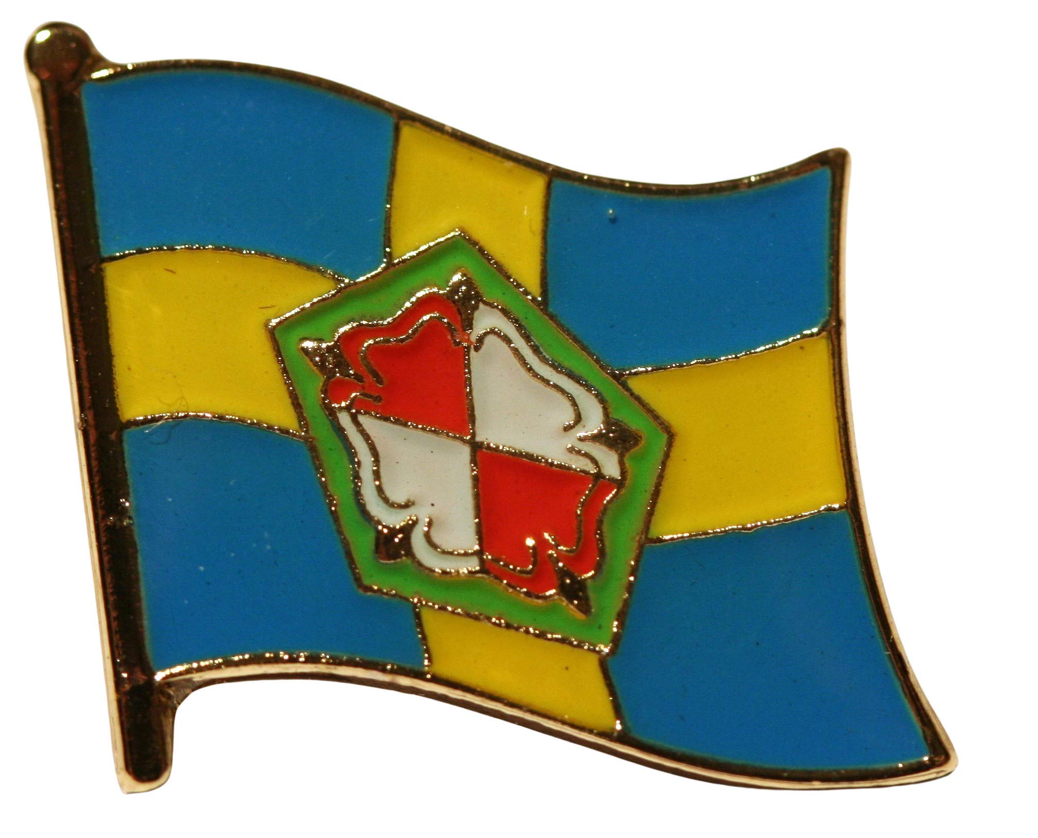 Buxton's Badges Multiple Pembrokeshire County Flag Pin Badge