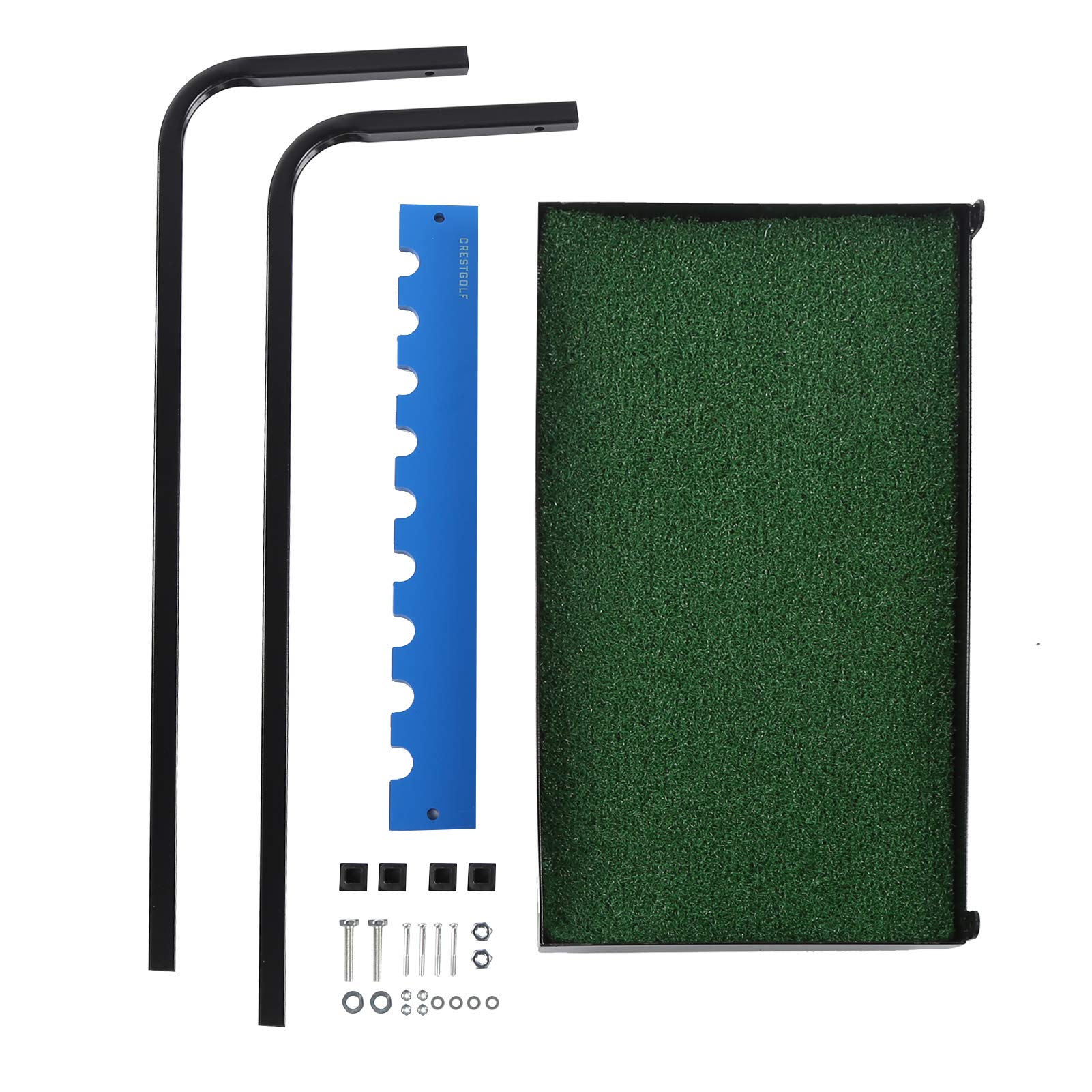 Restokki GOLF CLUB STEEL STORAGE RACK Putter Display Shelf Stand Golf Tool Supplies for Indoor & Outdoor Use