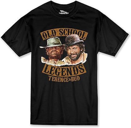 Camiseta Bud Spencer Una Película De Ropa Occidental De Terence Hill, Camiseta, Camiseta, Blanco