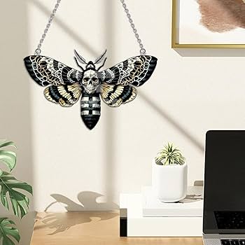 Amazon.co.jp: Zqkimzi 死の蝶 ペンダント 壁用 ホラー風 死の蝶 壁