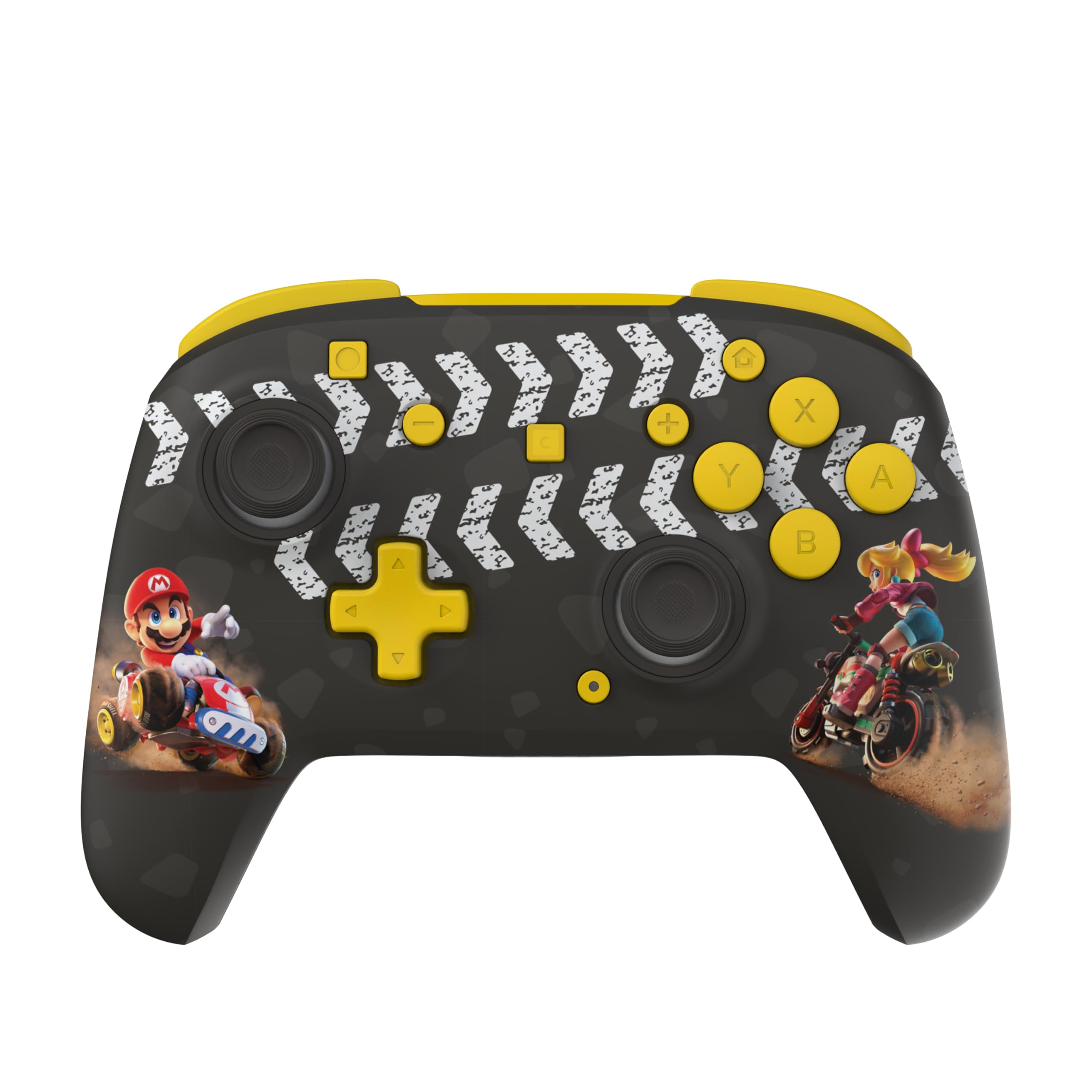 Turtle Beach Rematch Wireless Controller: Mario Kart World – Offiziell lizenziert für Nintendo Switch 1 und 2, TMR-Thumbsticks, anpassbares RGB, wiederaufladbarer Akku