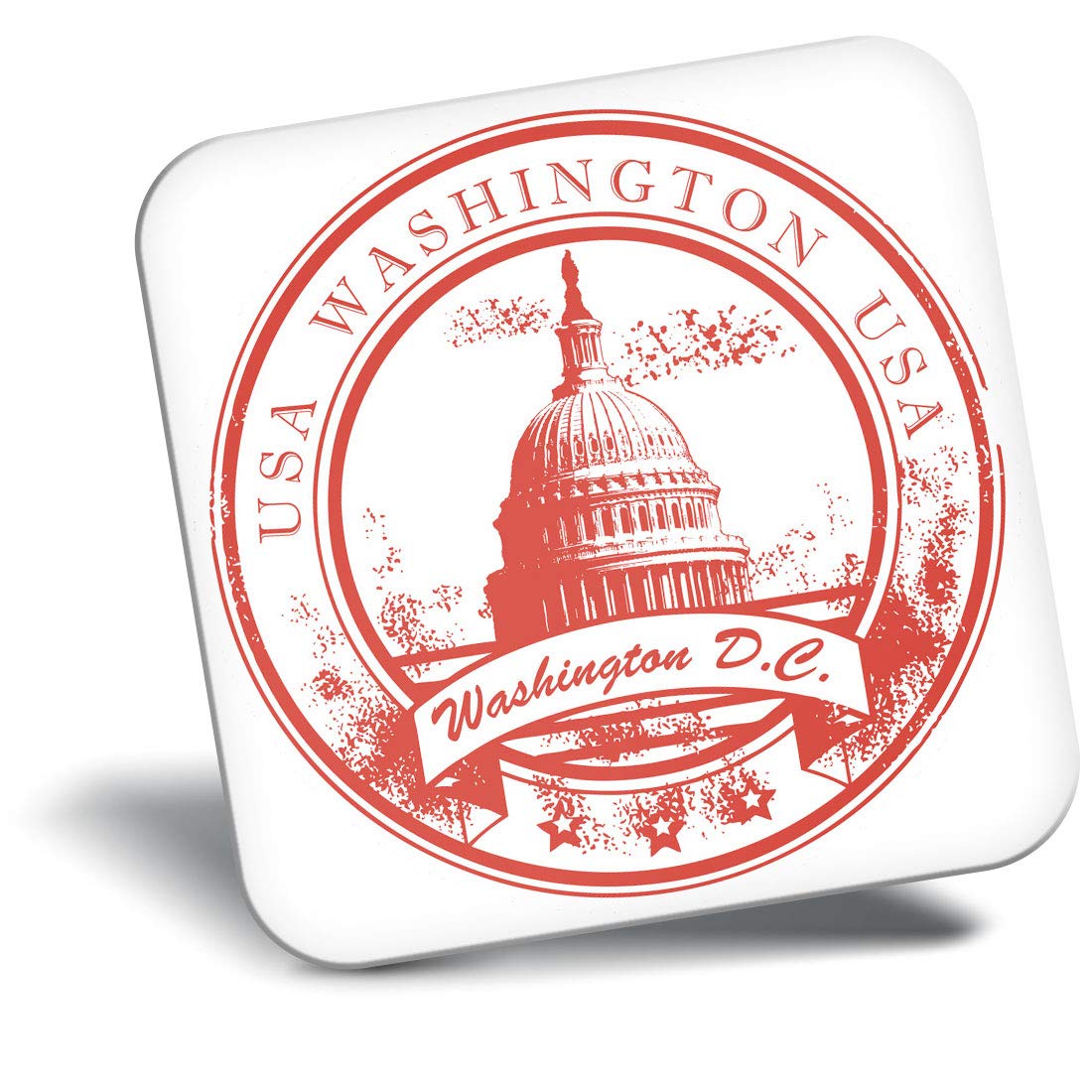 Destination Vinyl Ltd Fridge Magnet - Washington D.c. United States 5753