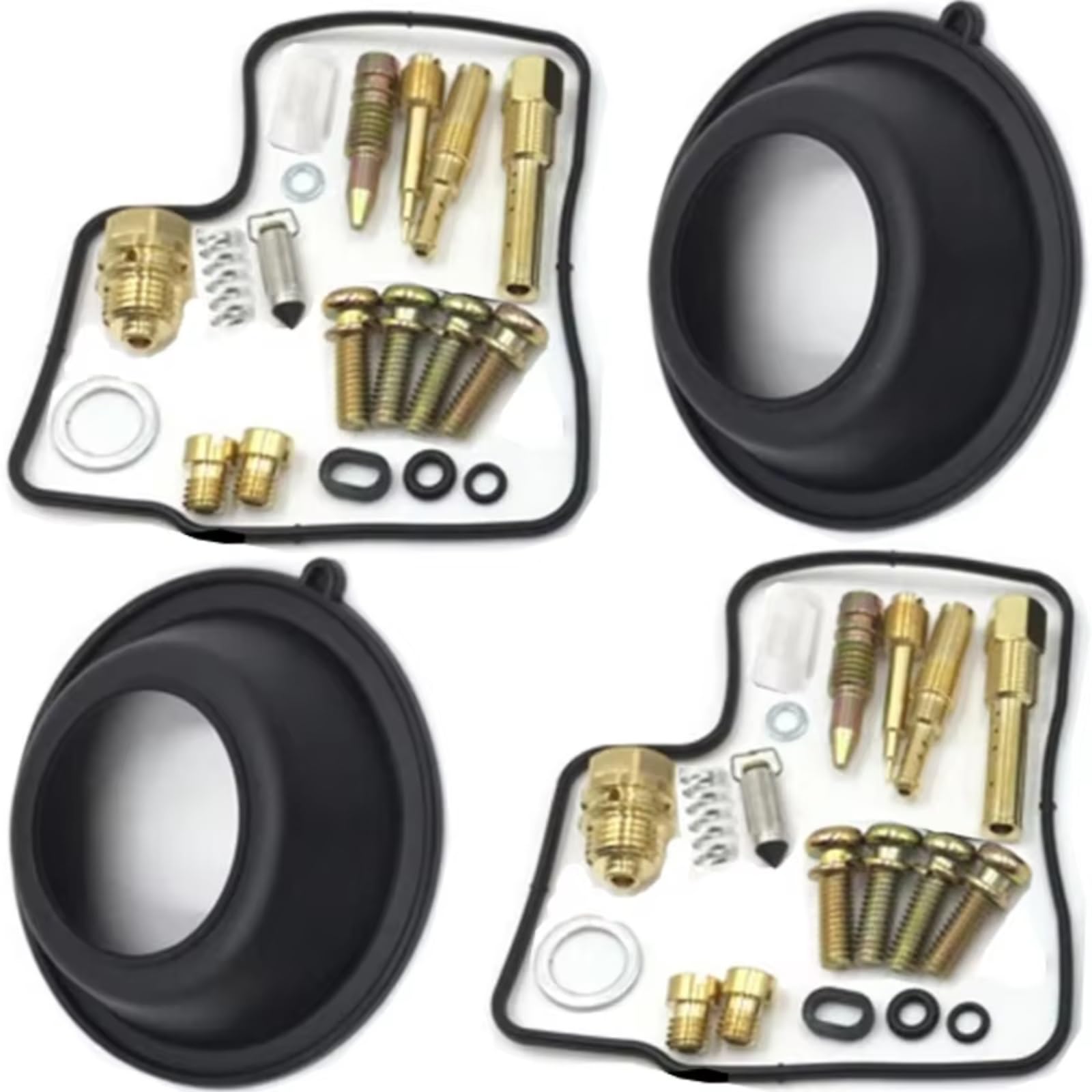Kit Reparación Carburador Kit Reparación Carburador Motocicleta para VT500 1983-1987 VT500 C VT 500 500C Piezas Flotador Cilindr Diafragma Copa Aceite Chorros Flotantes | Set 2