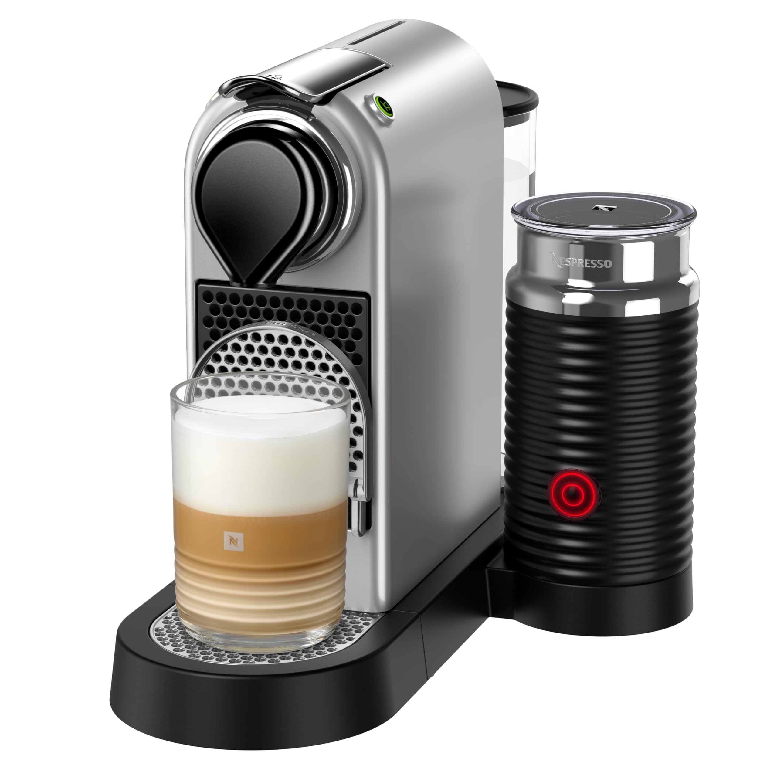 Nespresso Krups XN761B Citiz&Milk Kaffeekapselmaschine 1260W 19 Bar silber