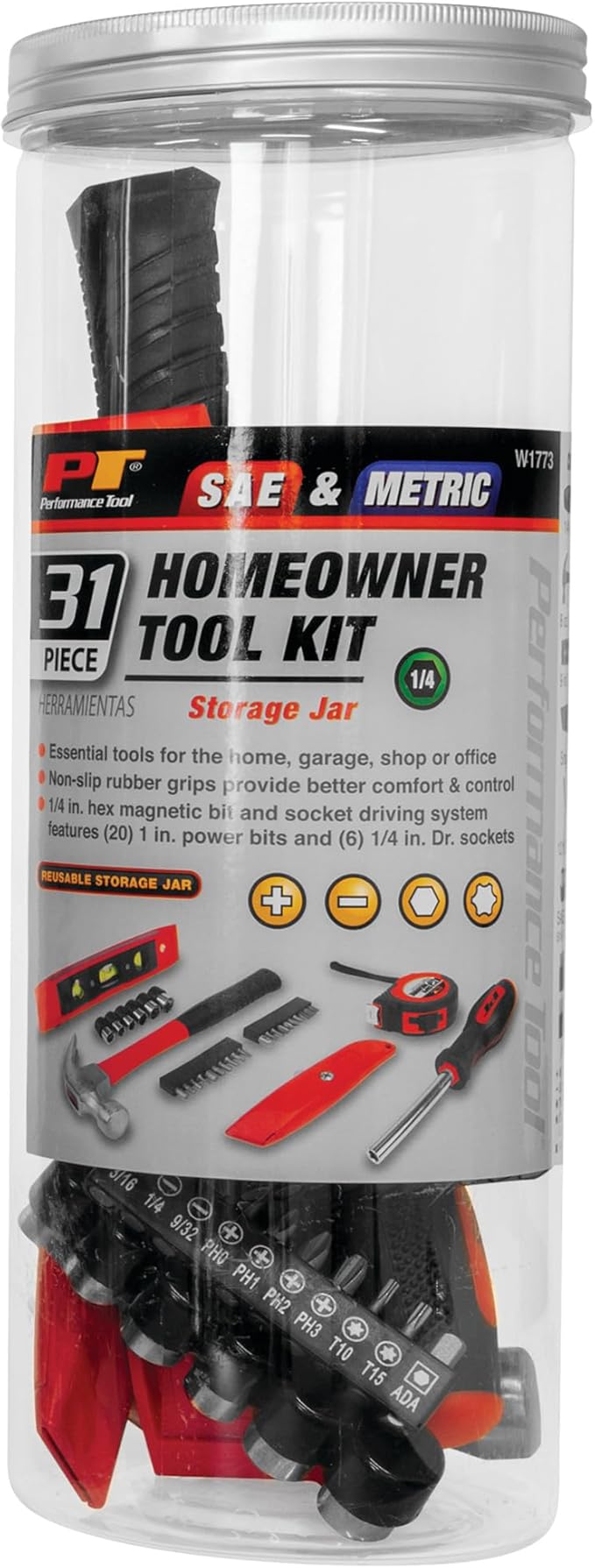 Kit de Herramientas Performance Tool W1773 (31 Piezas) para Reparaciones del Hogar miniatura 9