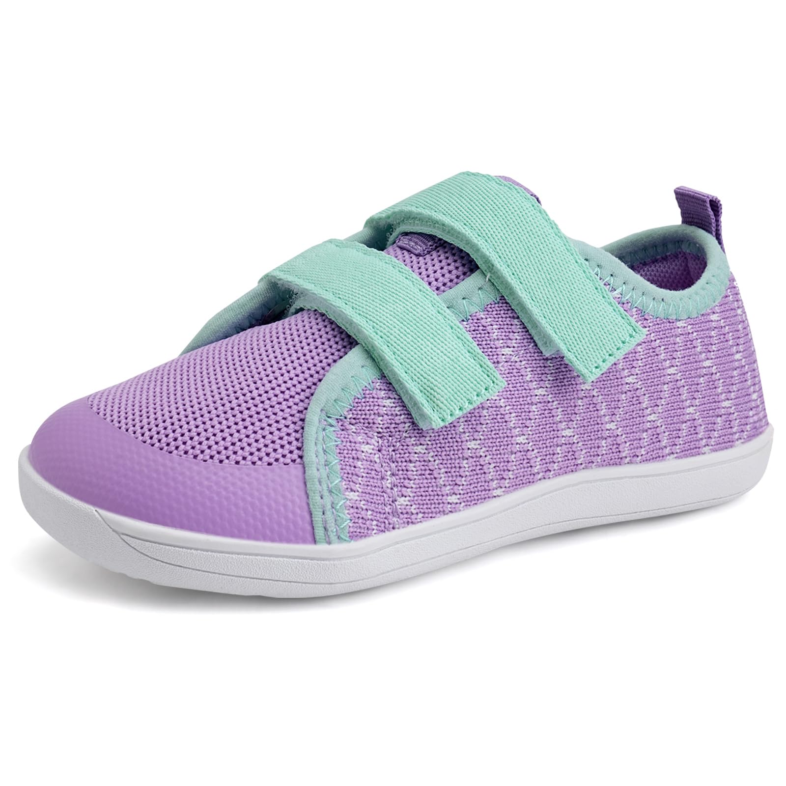 WateLves Toddler Little Kids Wide Barefoot Shoes The First Walking Shoes Girls Boys Breathable Zero Drop Minimalist Sneakers with Wide Toe Box Natural to Grow