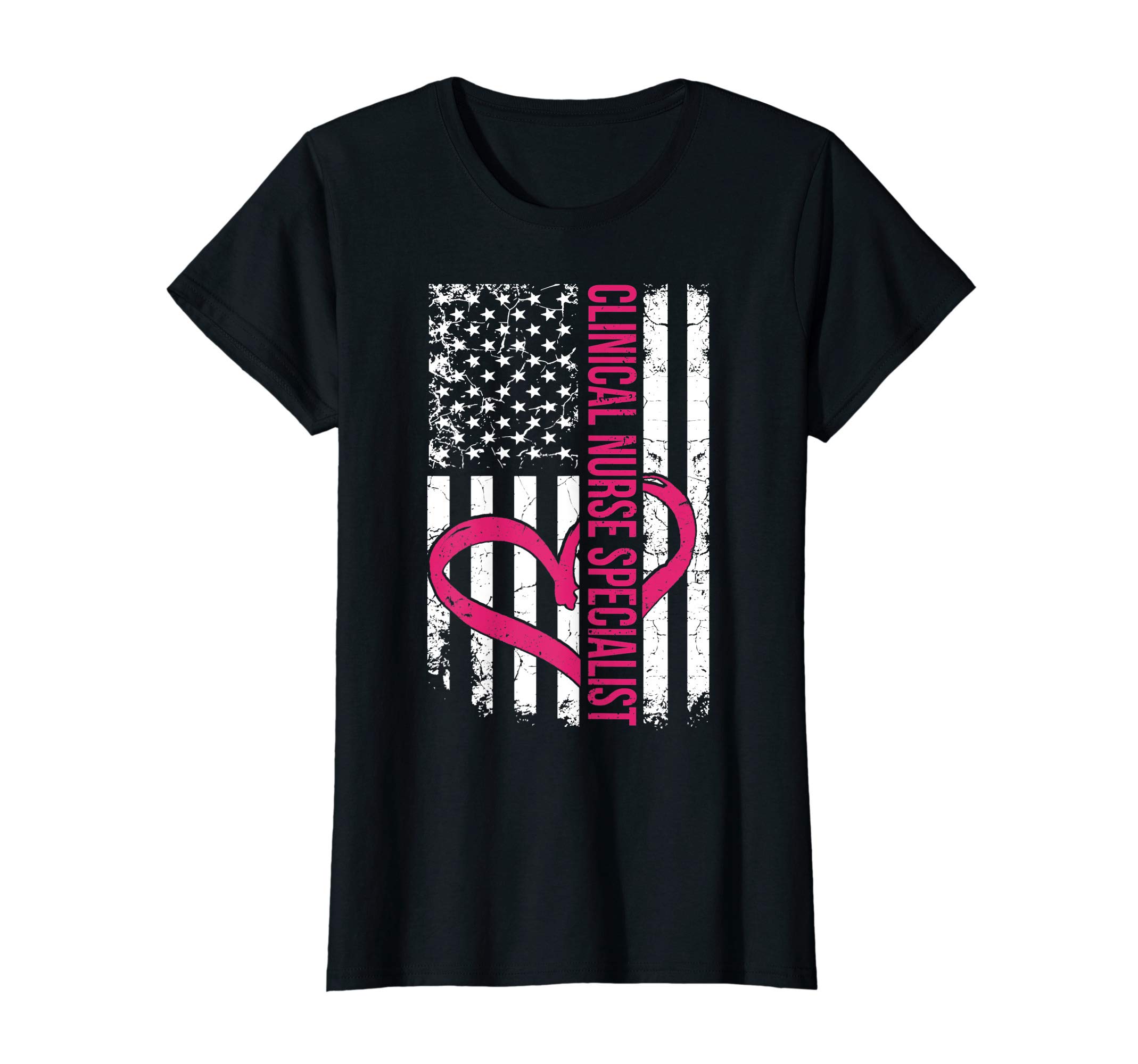 Clinical Nurse Specialist CNS Nurse Flag ApparelClinical Nurse Specialist Flag Gift for Women CNS Nurses T-Shirt