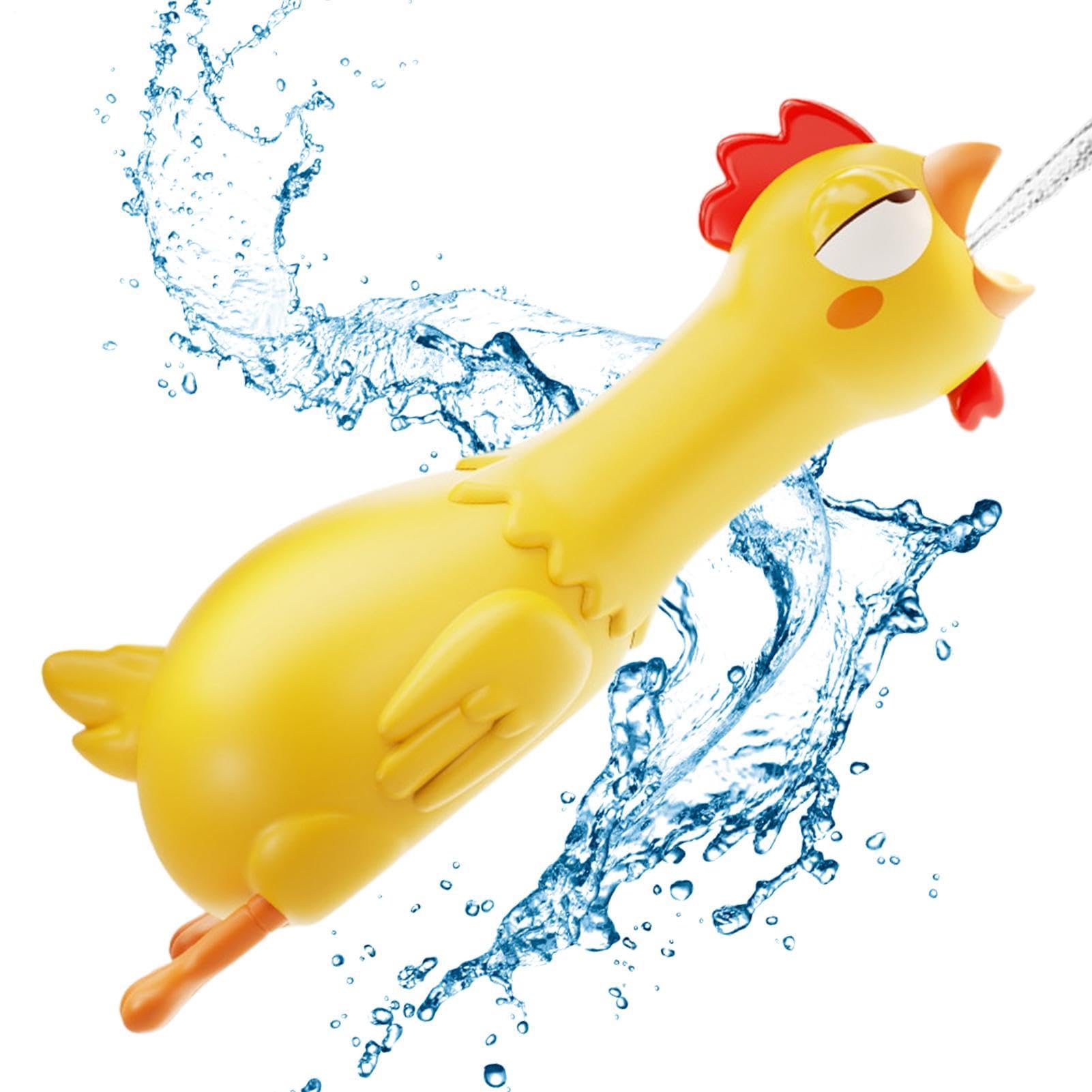 Pistola Ad Acqua Elettrica Pollo Divertente a Lunga Gittata | Spruzzatore Per Giochi D'Acqua All'Aperto per Bambini sopra i 6 anni Piscina Spiaggia Giardino Cortile