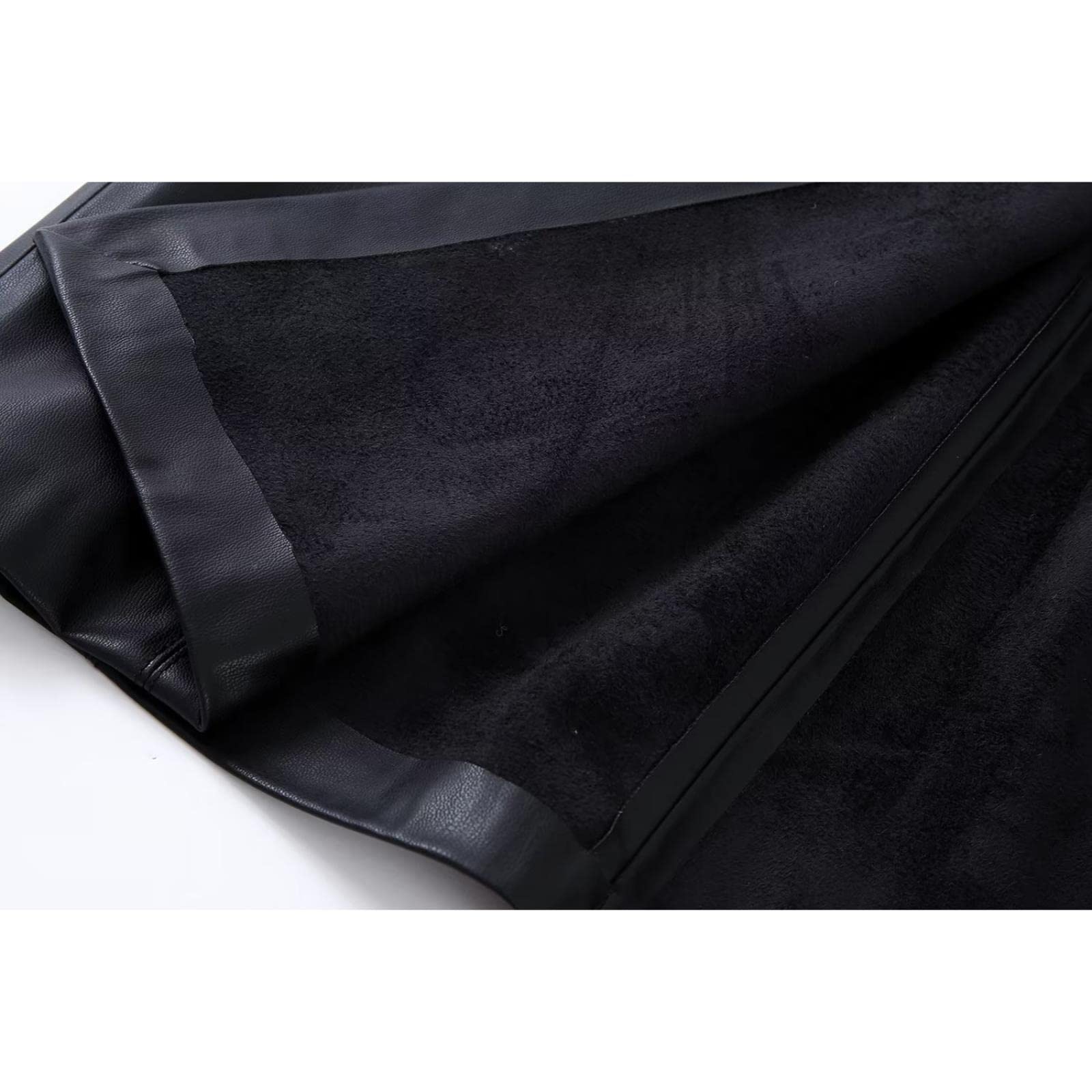 Vestidos elegantes de cuero sintético para mujer, vestido midi con detalle recortado, túnica de noche para mujer, ropa Y2k