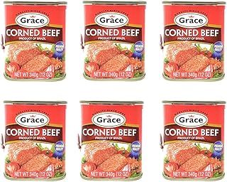 Grace Corned Beef (6 Pack, Total of 72oz)