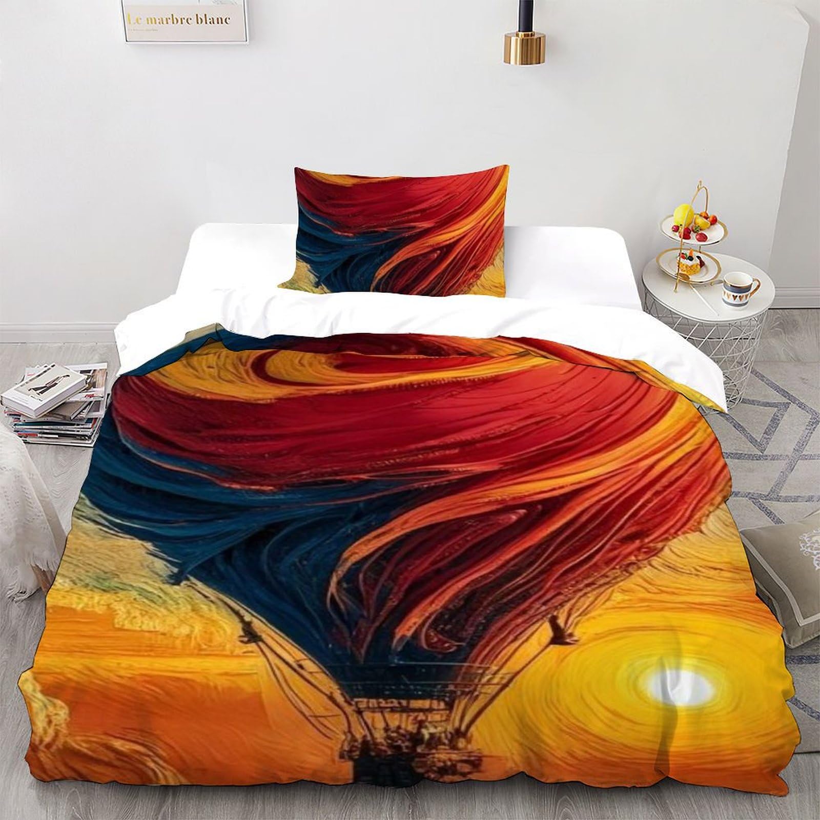 Housse de couette romantique ballon pour créer un cocon d'évasion