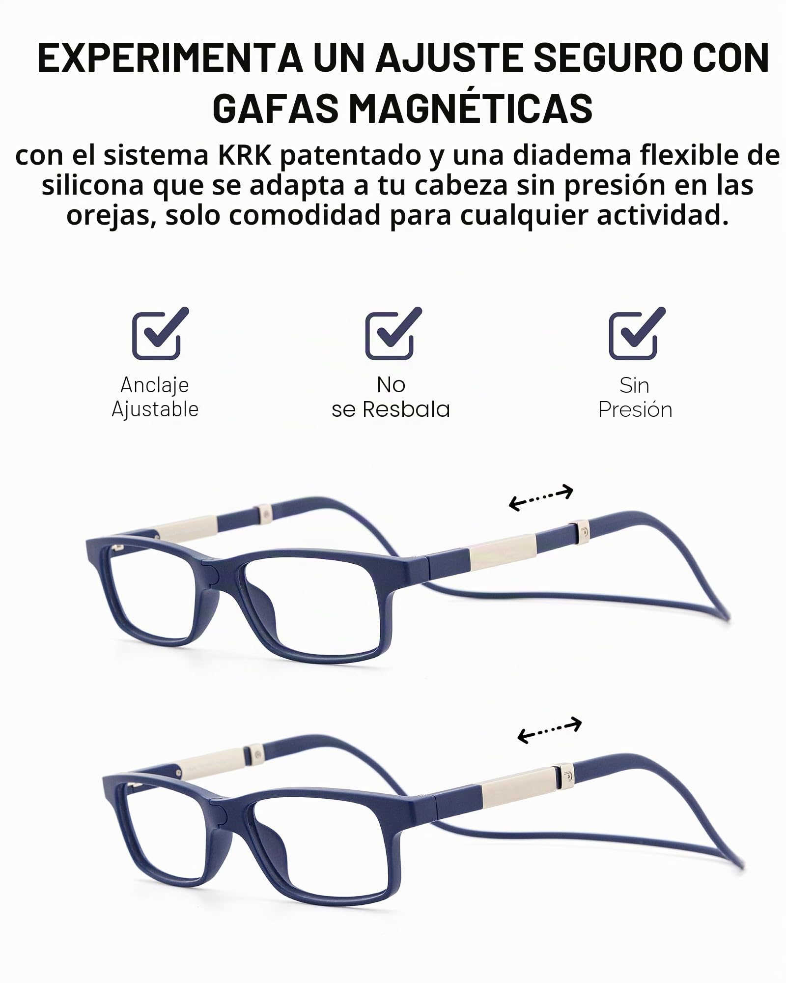 DIDINSKY Krik Gafas de Lectura Magnéticas, Filtro Luz Azul