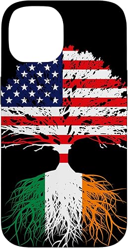 iPhone 14 Irlanda Born Irish Family Roots Irish American Flag Estuche de regalo