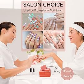 Maryton Mini Nail Buffer Blocks - 180/240 Grit Professional Salon Orange Buffers - Buff Nails Prior to Application of Gel Polish, Acrylic, 50 Count