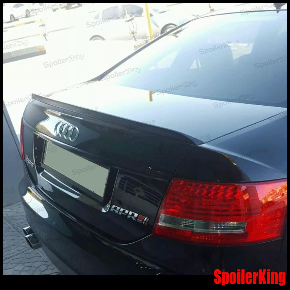 Spoiler King Trunk Lip Spoiler (414L) Compatible with Audi A6 C6 Sedan 2004-2011