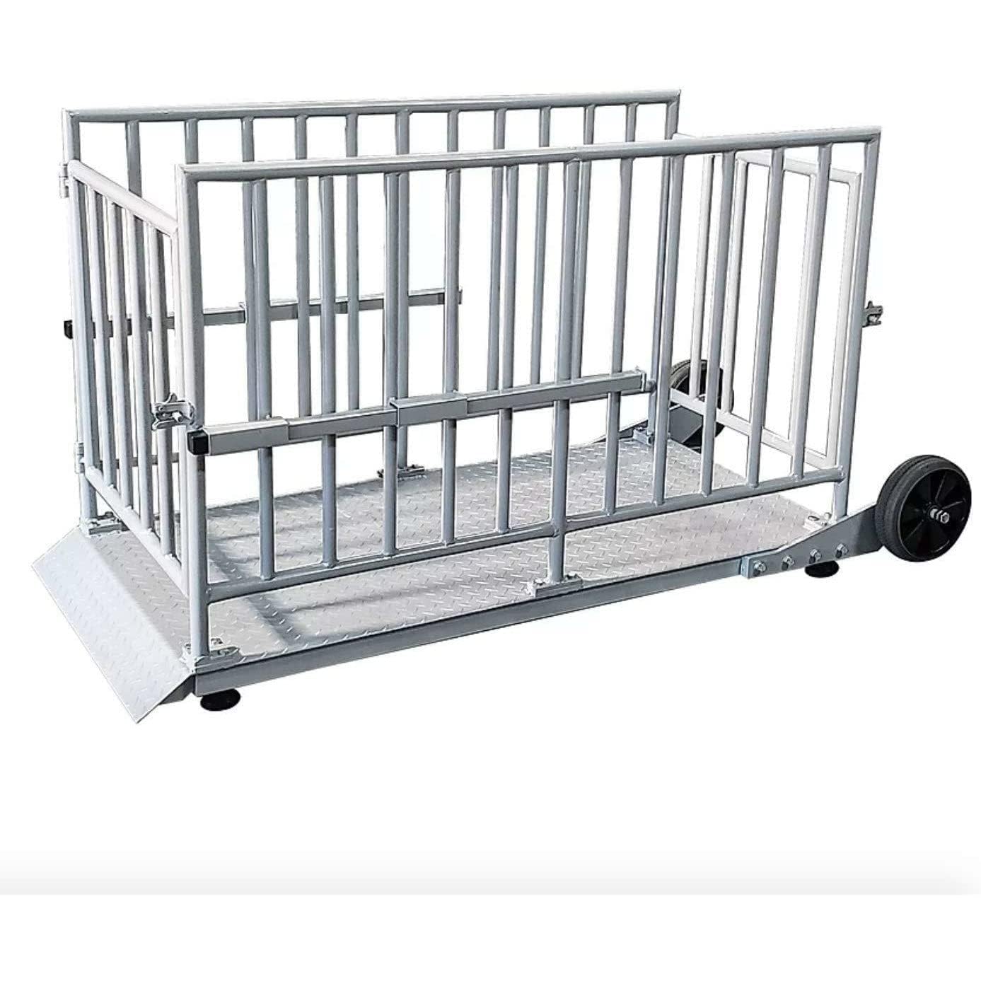 Liberty LS-930-5’x30 (60” x 30”) Cage System Portable Livestock Animal Weighing Scale | 2000 lb x 0.5 lb