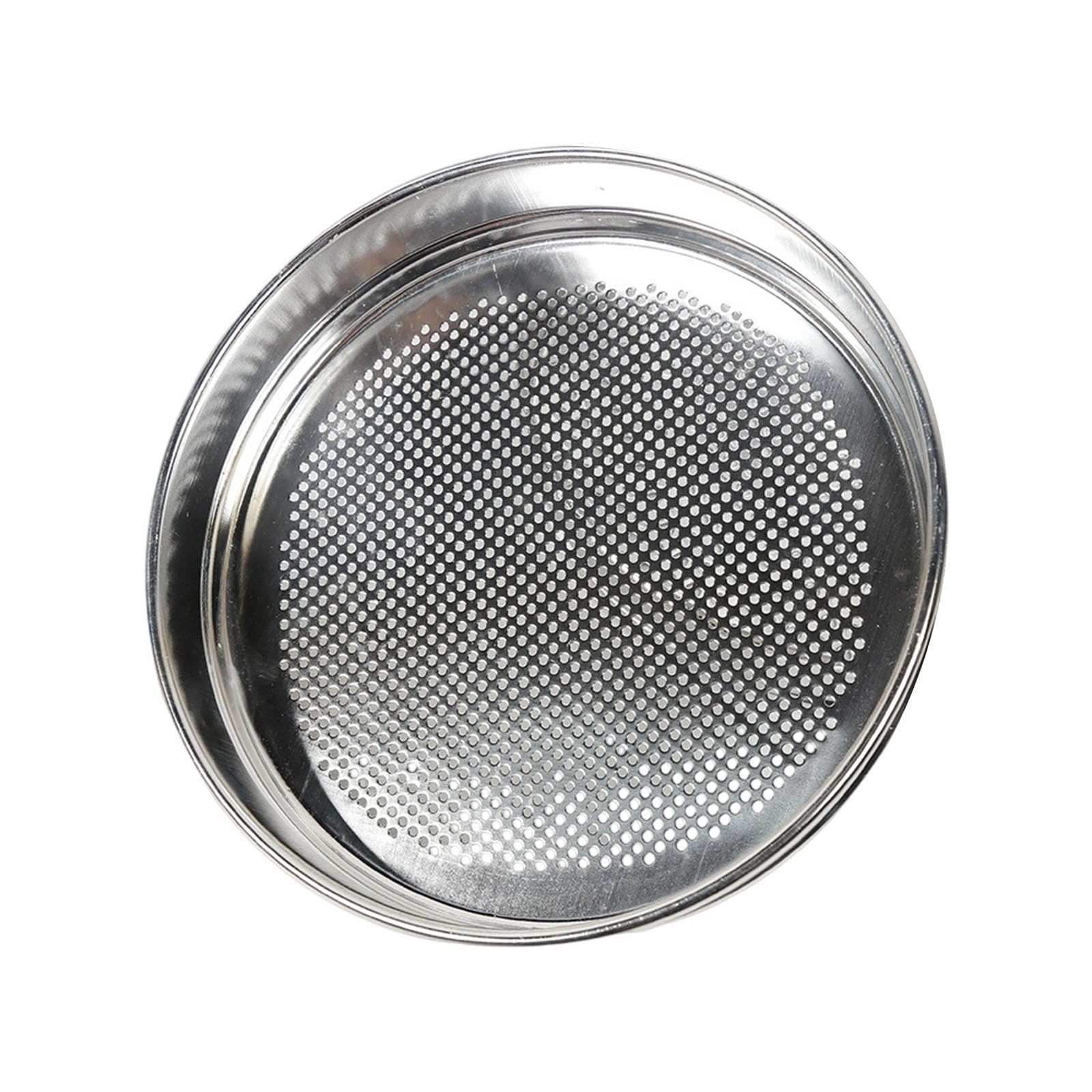 Nucelit Professional Baking Sieve Fine Meshes Screen Aluminum Metal Strainer for Sifting Flour Sugar Dry Ingredient Baking Tool Ergonomic Flour Sieve