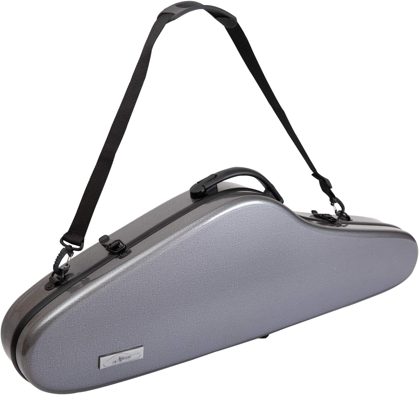 Aileen Violin Hard Case 4/4 Full Size Luxury with Hygrometer Suspension… (Grey)