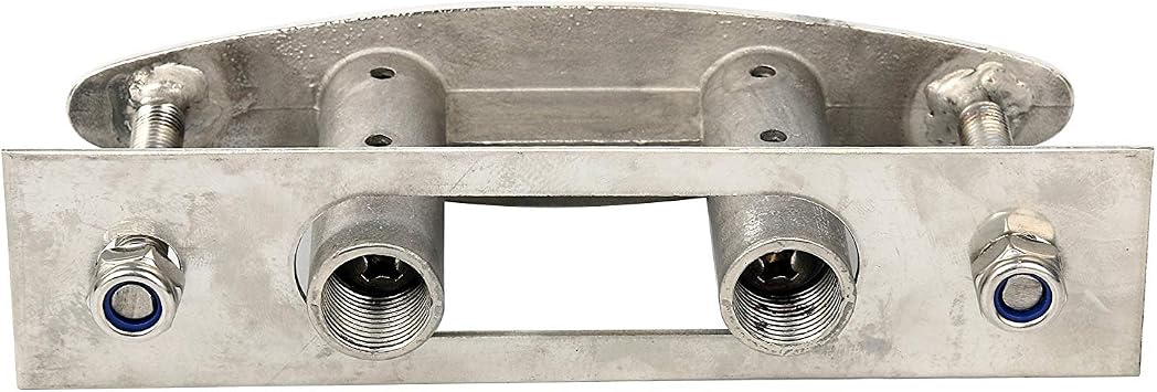 Amarine Made Pair of Boat Marine Stainless Steel 316 Pull up Cleat Flush Mount Cleat Lift