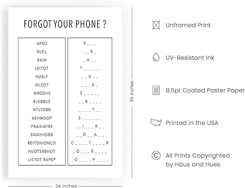 Miniatura 151 de HAUS AND HUES Decoración Divertida de Baño – Arte de Pared de Barba y Mullet, Letrero Humorístico de Baño, Impresión de Pared Divertida para Baño o