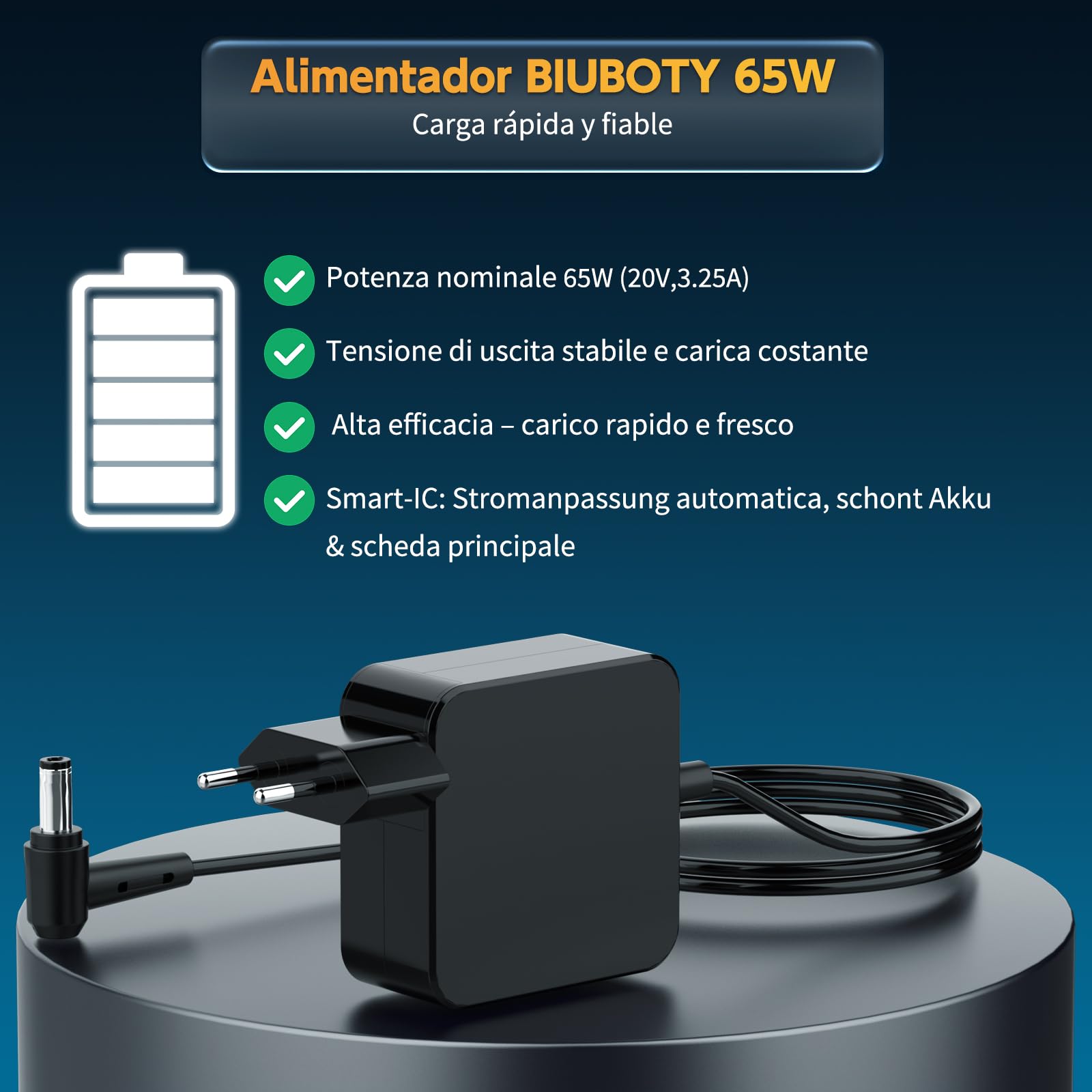 Alimentatore Originale Lite-On Per Lenovo Ideapad 330S-14IKB E 330S-15IKB – 45W, Nuovo