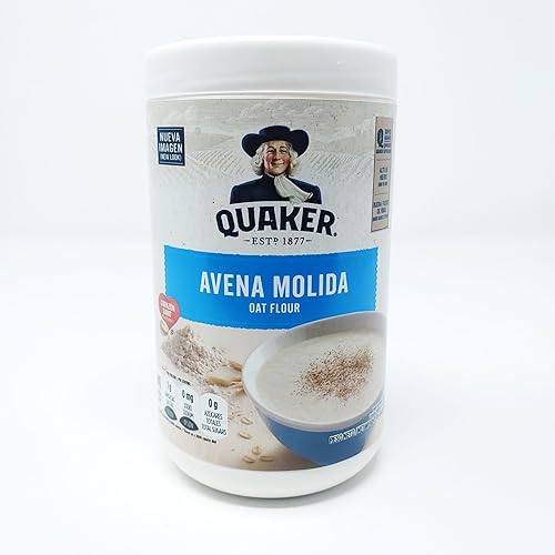 Quaker Harina de avena con hierro, 11.6 oz, Avena Molida (813508) (El empaque puede variar)
