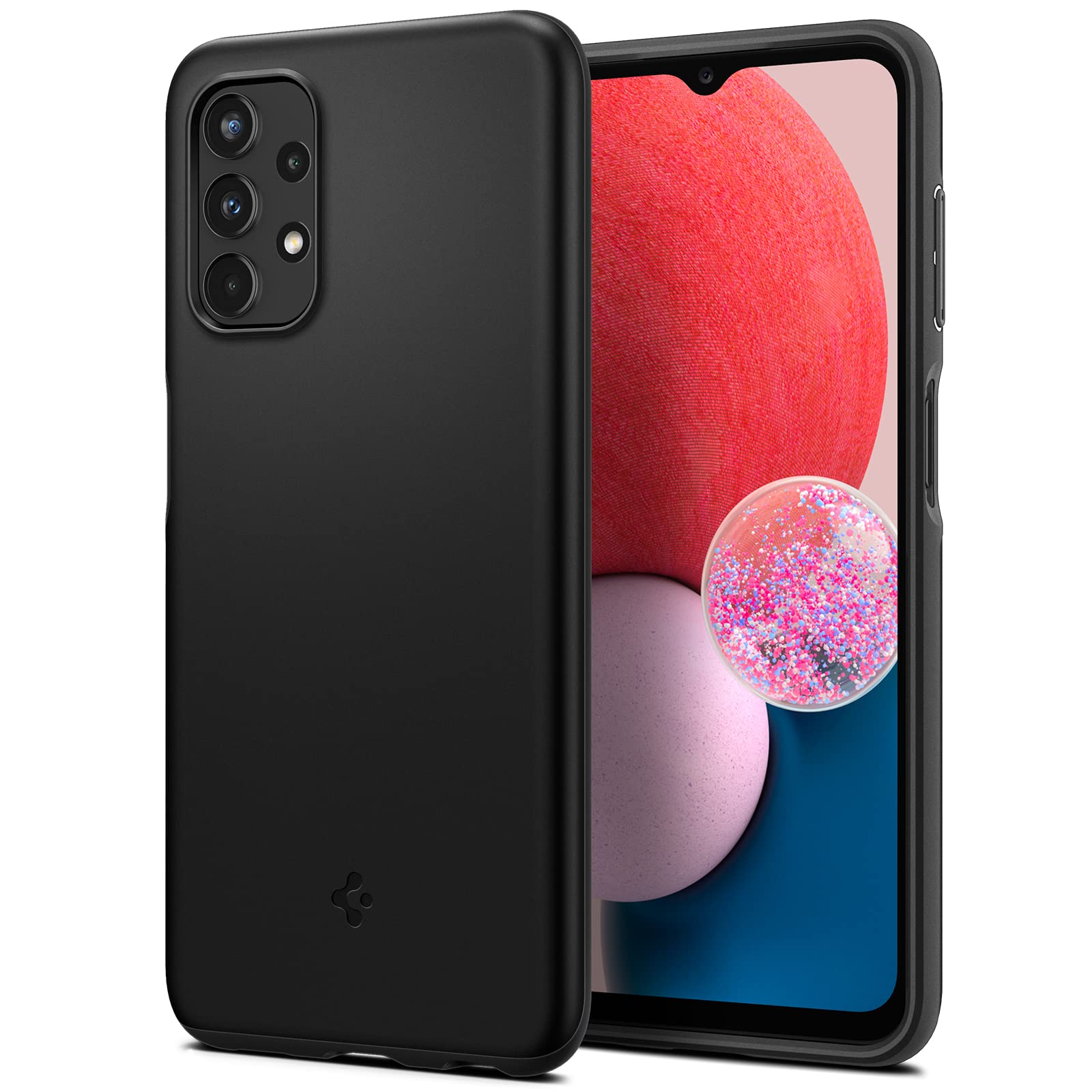 Spigen Samsung Galaxy A13 Kılıf Thin Fit Black - ACS04314
