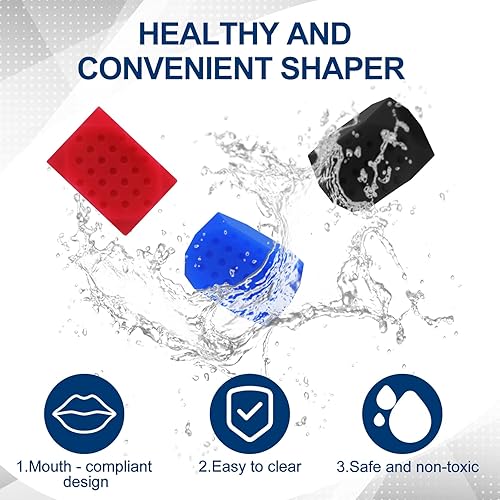 Miniatura 3 de YASUOA Mewing - Ejercitador de mandíbula para hombres y mujeres, 6 piezas, ejercitador de mandíbula de silicona, ejercitador facial, tóner de