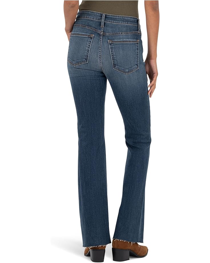 KUT from the Kloth Stella High-Rise Fab Ab Flare W/Raw Hem - #3 of 4