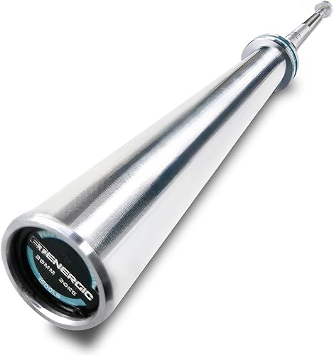 E.T.ENERGIC 7ft Olympic Powerlifting Barbell 44lb Olympic Bar 1500-lbs Capacity Available with Hard Chrome Sleeves for Deadlift, Squat and Bench E.T.ENERGIC 7ft Olympic Powerlifting Barbell 44lb Olympic Bar 1500-lbs Capacity Available with Hard Chrome Sleeves for Deadlift, Squat and Bench